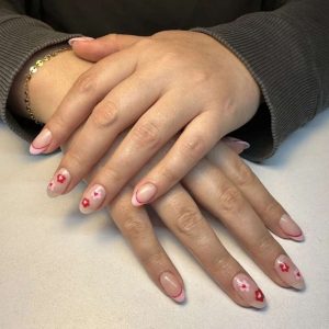 cute spring nail idea