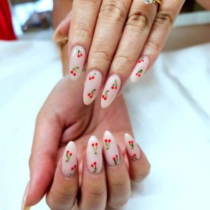 easy spring gel nails
