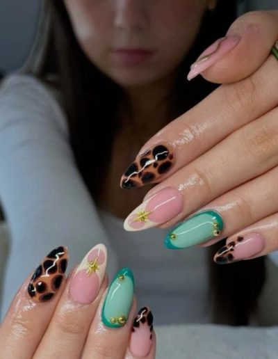 gel x nail designs