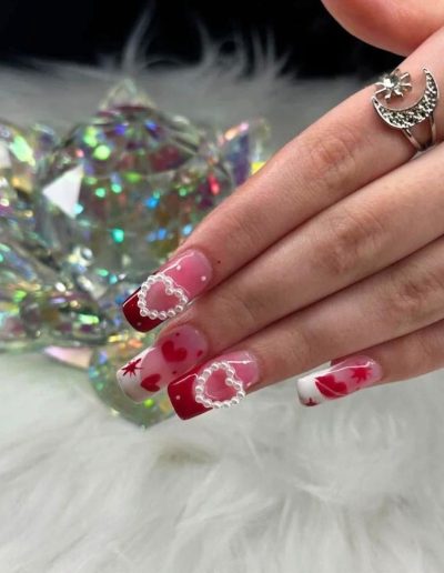 heart nail designs