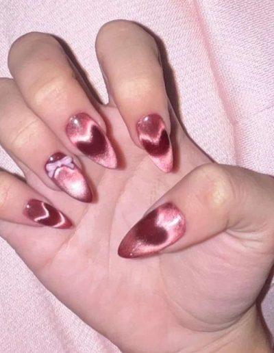 nail art designs valentines