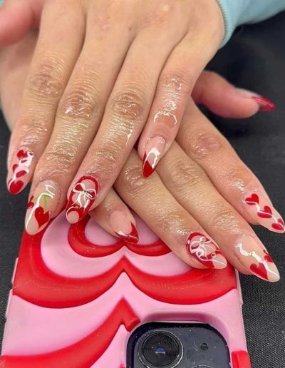 nail ideas valentine's day