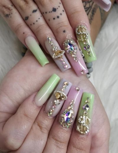 ombre nail art designs