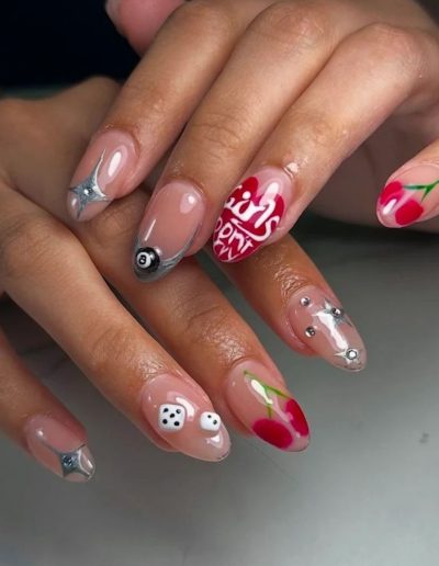 short gel nails ideas