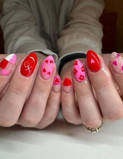 valentines nail ideas
